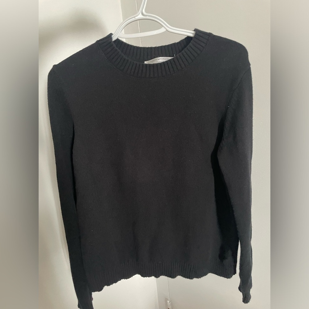 100% Cotton Black Sweater